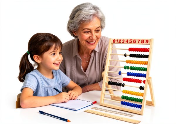 MAGIKON Wooden Abacus Educational Toy for Toddlers Math-1