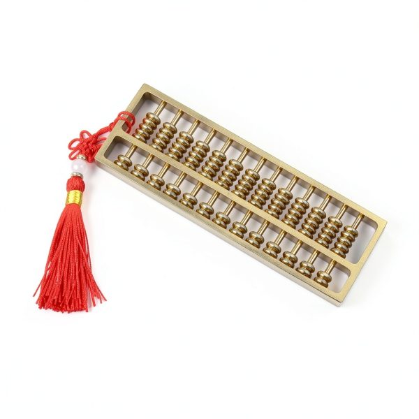 Ailuter Mini Copper Abacus Educational Tool for Kids Adults-3
