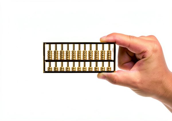 Brass Statu Copper Abacus Educational Tool Kids Math-4