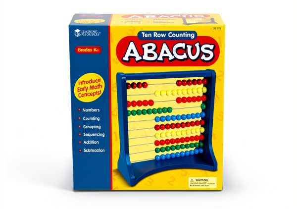 STEMfinity Abacus Math Toy for Kids Ages 5+ Plastic Beads-3