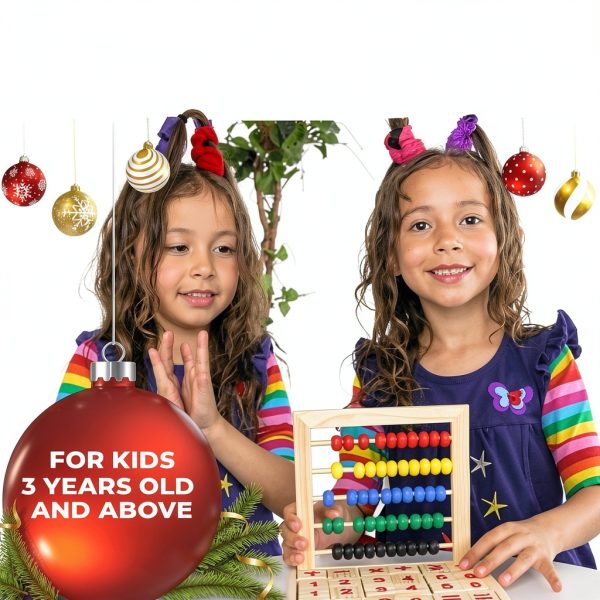 Toysery Abacus Wooden Educational Toy for Kids Ages 3-5-1