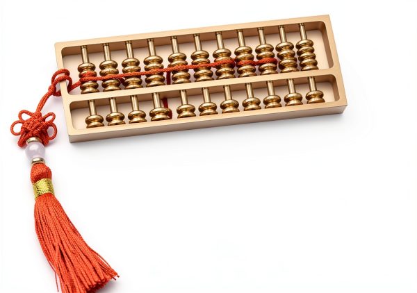 Ailuter Mini Copper Abacus Educational Tool for Kids Adults-4