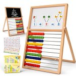 Ranqibo Magnetic Abacus Wooden Double Sided Kids Learning-0