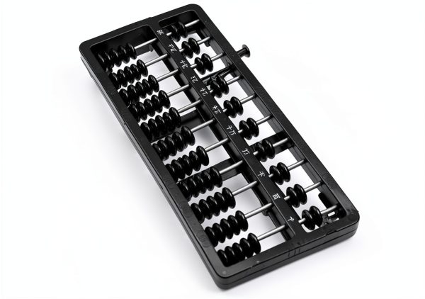Abcsea Wood Abacus 13 Gear 7 Bead Educational Tool Adults-3