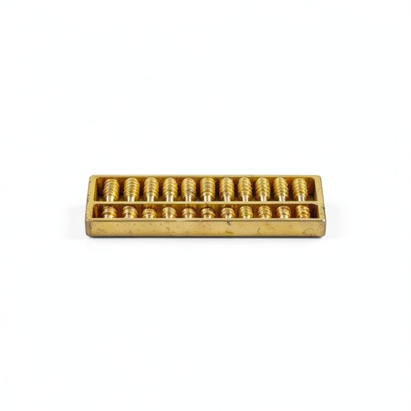 Brass Statu Copper Abacus Educational Tool Kids Math-5