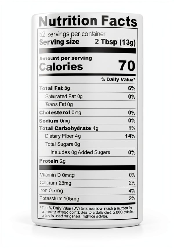 Organic Golden Flaxseed Meal Anthony's Gluten Free Vegan-2