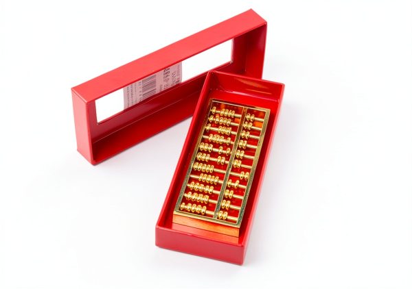 Brass Statu Copper Abacus Educational Tool Kids Math-2