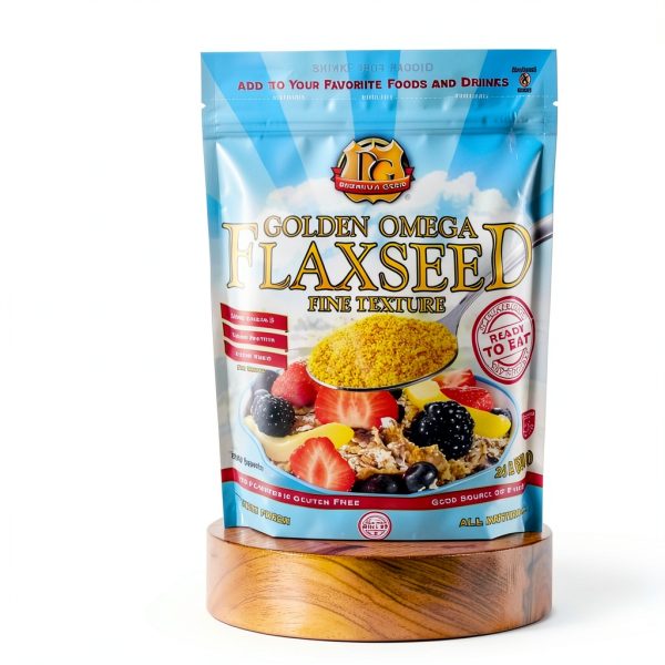 Premium Gold Flax Seed Natural Omega 3 Fiber Gluten Free-3