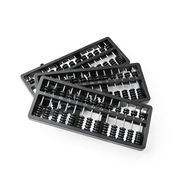Abcsea Wood Abacus 13 Gear 7 Bead Educational Tool Adults-6