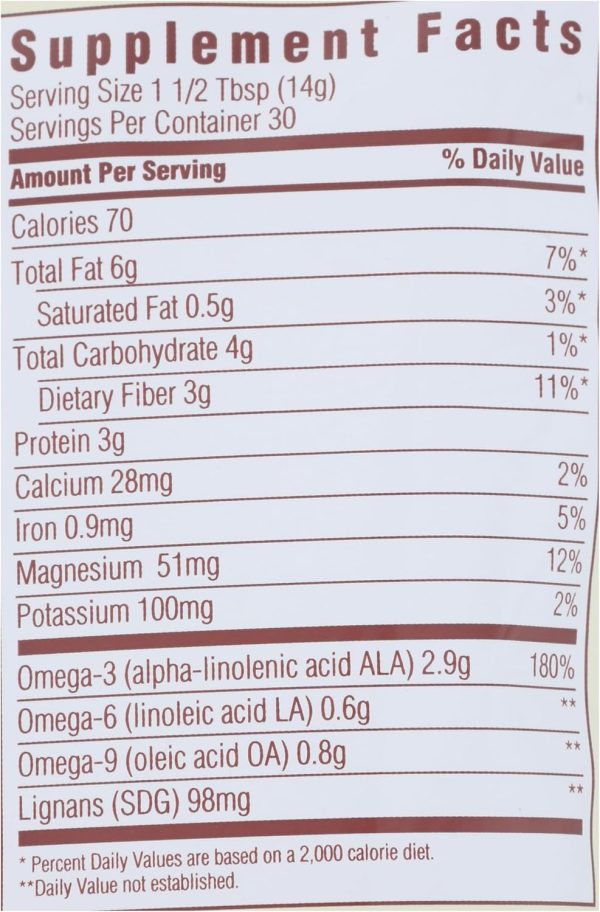 Hain Celestial Organic Flax Seed Non GMO Gluten Free-3
