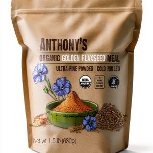 Organic Golden Flaxseed Meal Anthony's Gluten Free Vegan-0