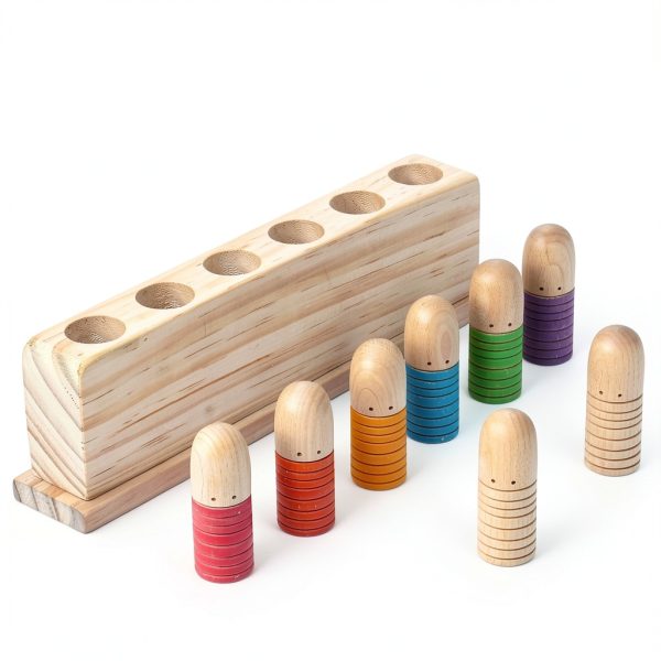 ALLABC Toys Pop Up Toy Wooden Montessori Toddler Learning-1