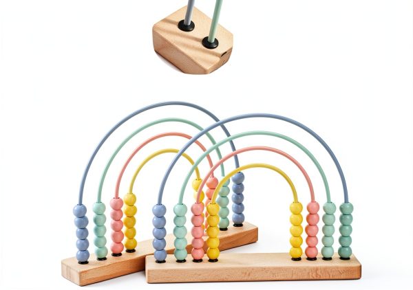 Ibwaae Wooden Abacus Educational Toy for Toddlers Math-2