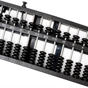 Abcsea Wood Abacus 13 Gear 7 Bead Educational Tool Adults-0