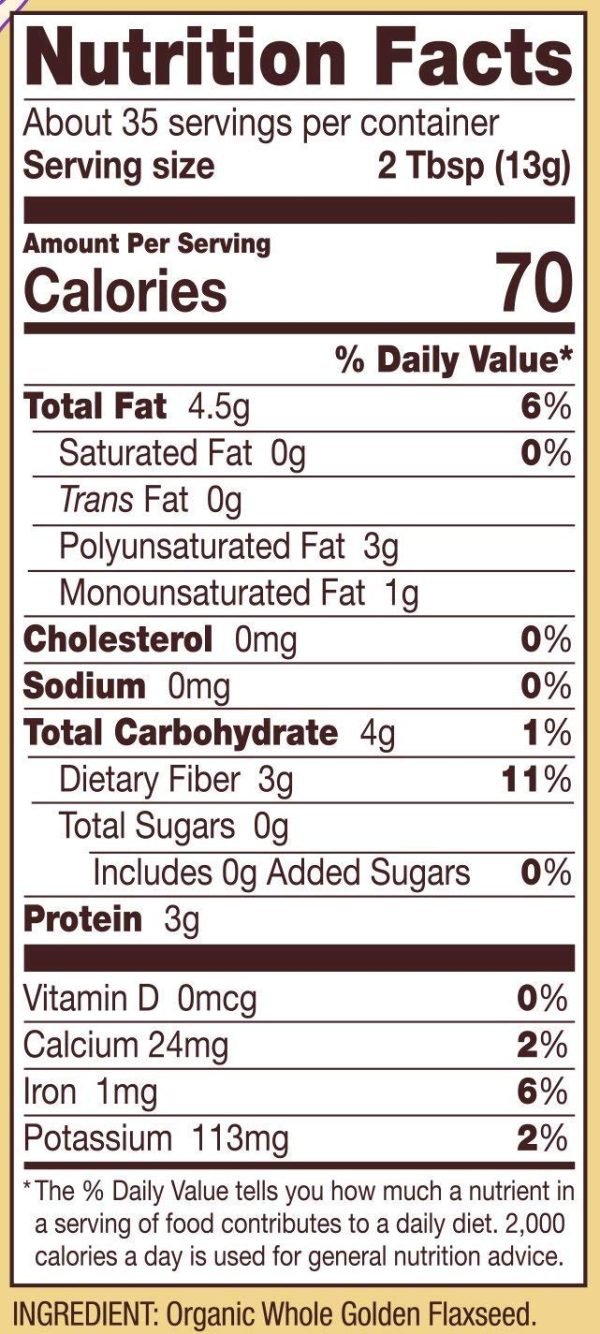 Bob's Red Mill Flax Seed Grocery Food 1 Pound Packs-2