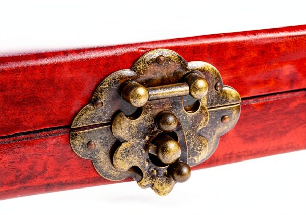 PP-NEST Abacus Vintage Leather Box Handmade Bead Arithmetic-3