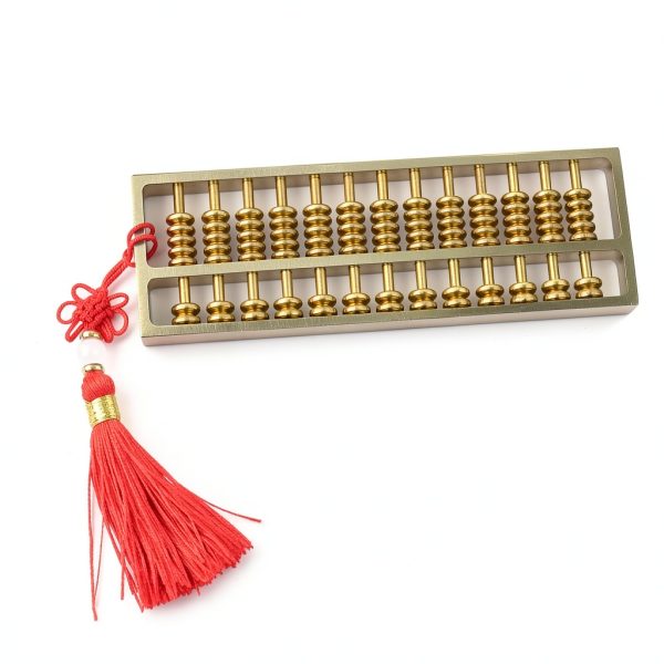 Ailuter Mini Copper Abacus Educational Tool for Kids Adults-2