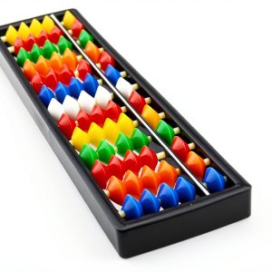 CCHW Abacus Soroban Plastic Colorful Beads Math Tool Kids-0