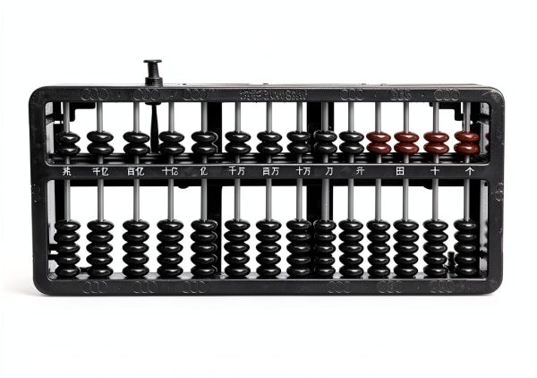 Abcsea Wood Abacus 13 Gear 7 Bead Educational Tool Adults-1