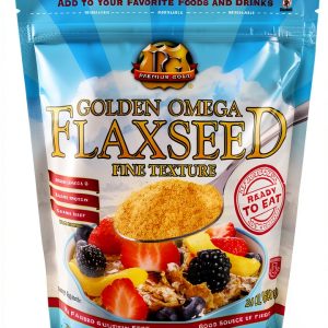 Premium Gold Flax Seed Natural Omega 3 Fiber Gluten Free-0