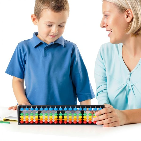 Toddmomy Soroban Abacus Plastic Math Toy for Kids Ages 3-12-7