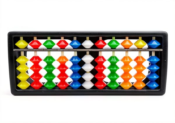 CCHW Abacus Soroban Plastic Colorful Beads Math Tool Kids-1