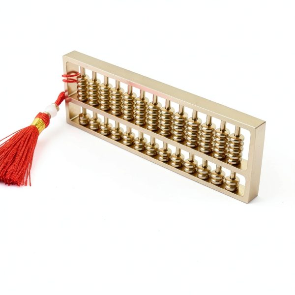 Ailuter Mini Copper Abacus Educational Tool for Kids Adults-1