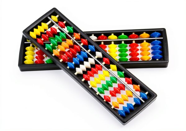 CCHW Abacus Soroban Plastic Colorful Beads Math Tool Kids-4
