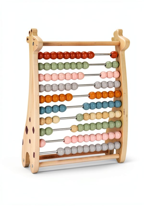 Childlike Behavior Wooden Abacus Educational Toy for-2