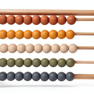 Brooklyn Neutral Wooden Abacus for Kids-0