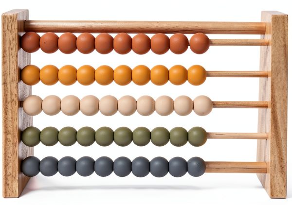 Brooklyn Neutral Wooden Abacus for Kids-0