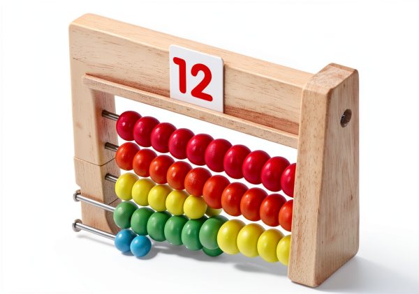 Flzoaveus Wooden Abacus Learning Toy for Kids-4