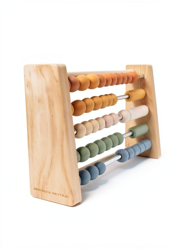 Brooklyn Neutral Wooden Abacus for Kids-6