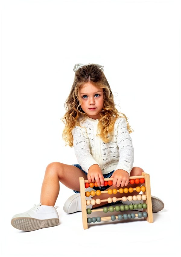 Brooklyn Neutral Wooden Abacus for Kids-1