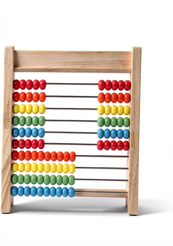 Flzoaveus Wooden Abacus Learning Toy for Kids-2
