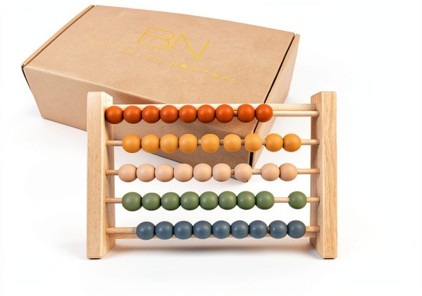 Brooklyn Neutral Wooden Abacus for Kids-5
