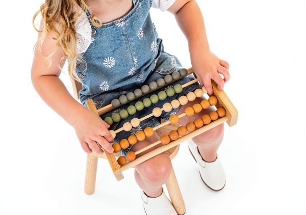 Brooklyn Neutral Wooden Abacus for Kids-3