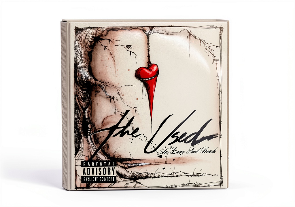Reprise Emo CD displayed on a wooden shelf with headphones nearby
