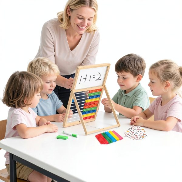 Gotoofun Double-Sided Magnetic Abacus Board for Toddlers-4