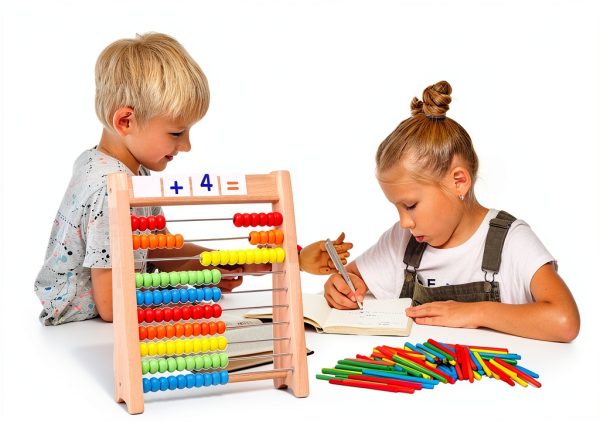 Wooden Abacus by Cltoyvers Learning Toy 100 Beads-5