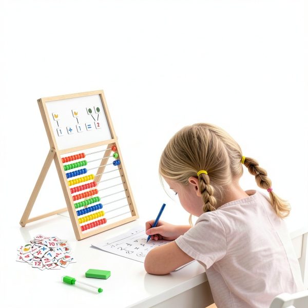 Gotoofun Double-Sided Magnetic Abacus Board for Toddlers-7