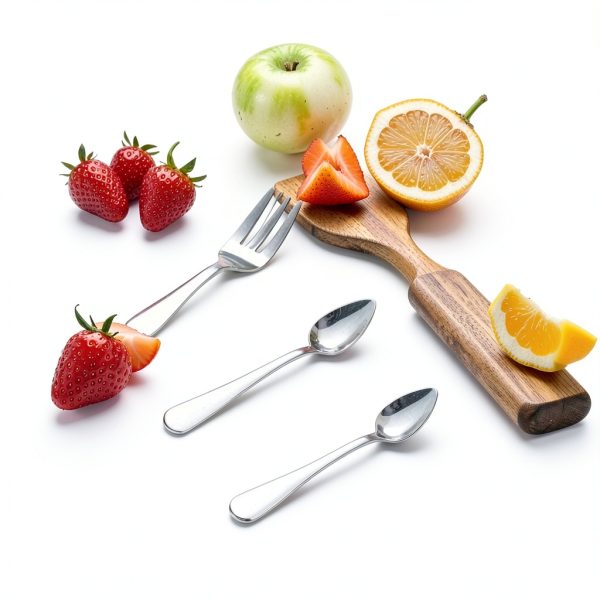 2Pcs Grapefruit Spoon Stainless Steel Fruit Spoon, Stainless Steel Spoon, Serrated Edge Ice Cream Scrape Cut Spoons For Fruit Dessert Cheese Vegetables Kitchen Tool with Non-stick Plating-1